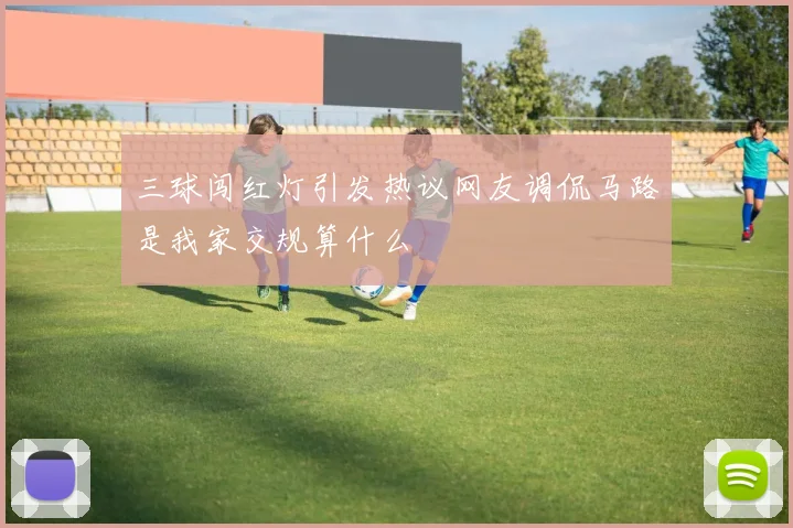 三球闯红灯引发热议网友调侃马路是我家交规算什么