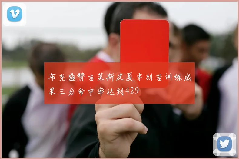 布克盛赞吉莱斯皮夏季刻苦训练成果三分命中率达到429